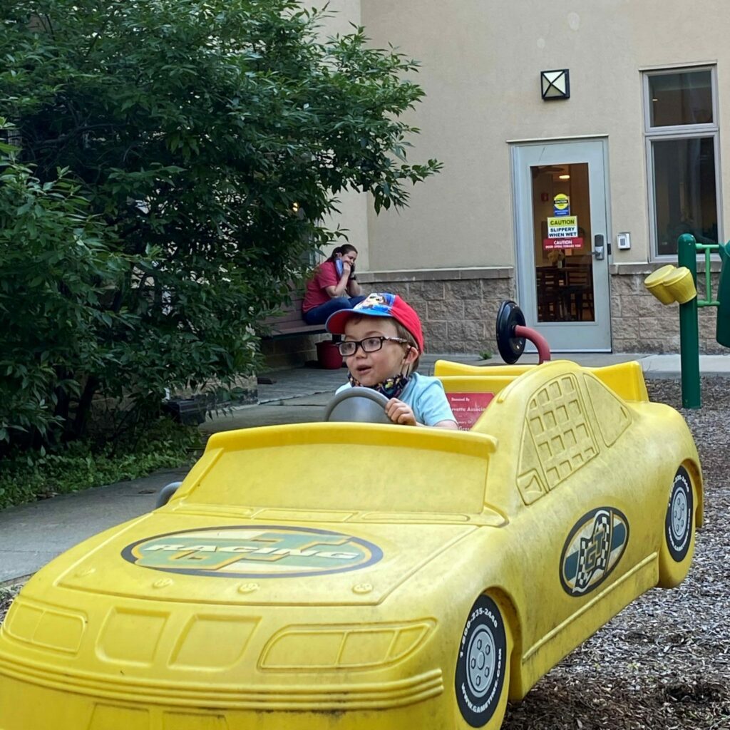 Oliver on Playground